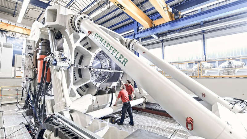 Banco de pruebas para grandes rodamientos ASTRAIOS