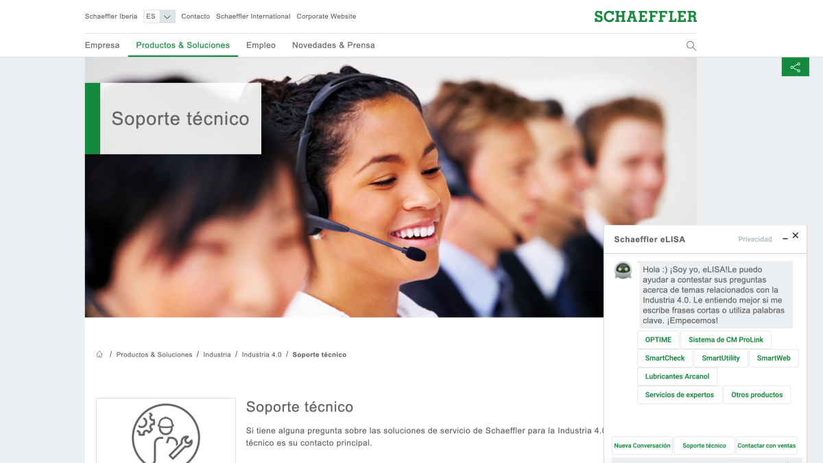 eLISA, la respuesta que necesita a un solo clic | Notas de prensa |  Schaeffler México