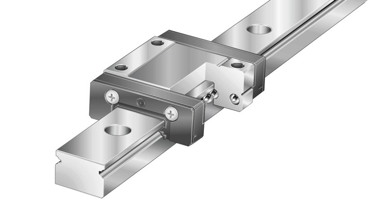 Sistemas de guiado lineal de Schaeffler: Sistemas lineales miniatura con recirculación de dos hileras de bolas