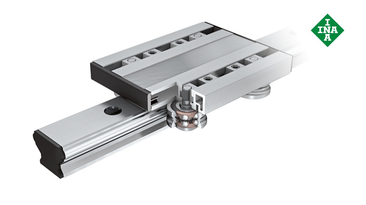 Sistemas de guiado lineal de Schaeffler: Guías lineales con rodillos-guía