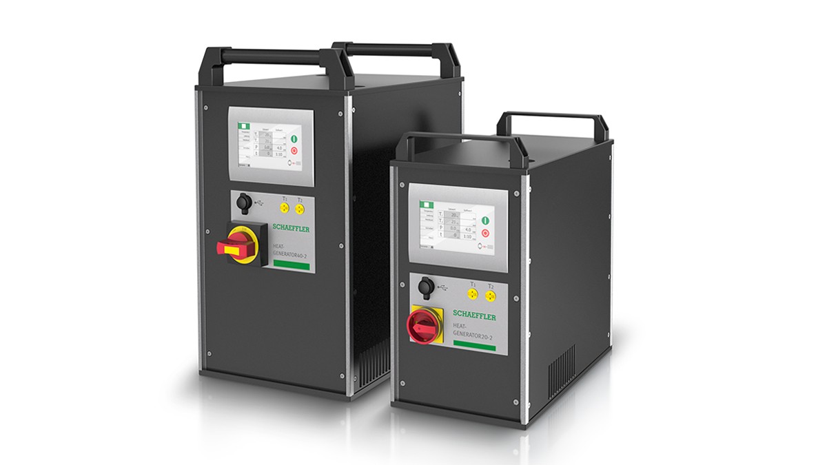 Productos de mantenimiento Schaeffler: Dispositivos de inducción con técnica de media frecuencia